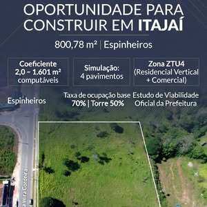  - Área à venda em Itajaí, ESPINHEIROS, 800,78m²